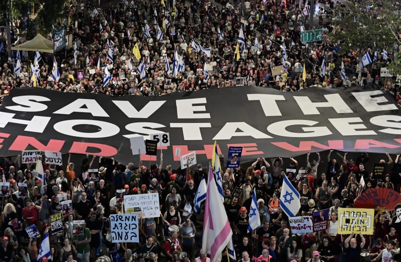 Manifestación rehenes