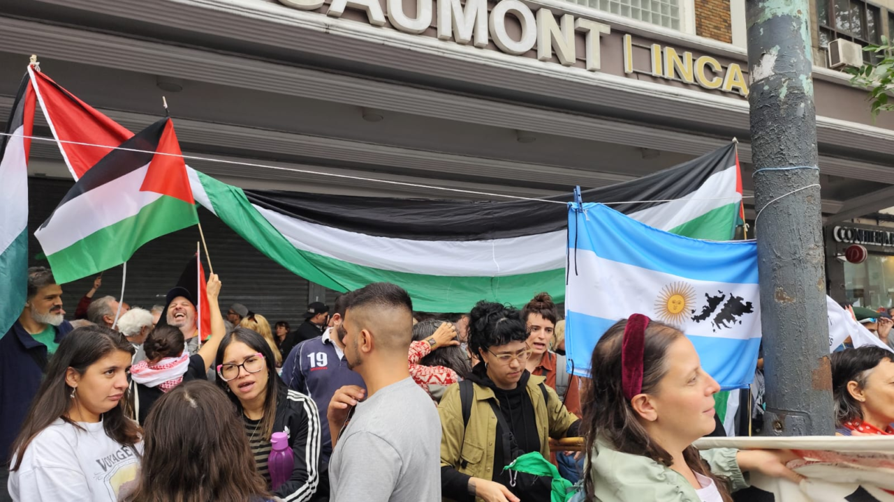Bandera palestina Argentina