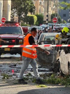 Bombardeo Ramat Gan