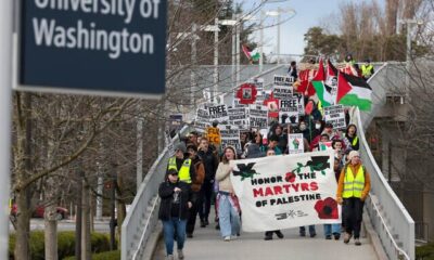 Manifestación antiisraelí Columbia