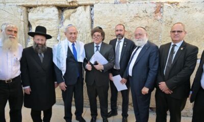 Milei Netanyahu Kotel