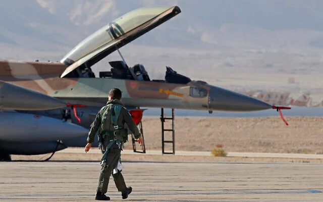 Piloto avión Israel