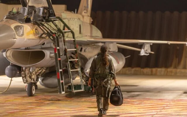 Piloto avión combate israelí