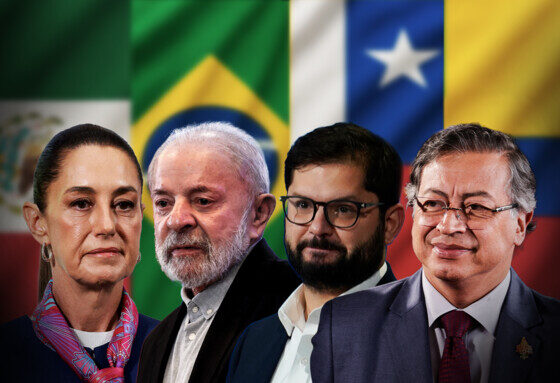 Scheinbaum Lula Boric Petro