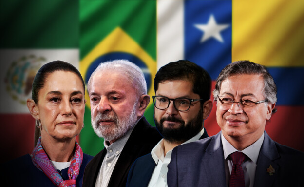 Scheinbaum Lula Boric Petro