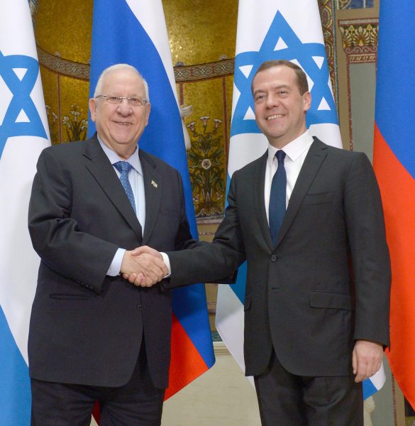 Pres. Rivlin and Russian PM Medvedev